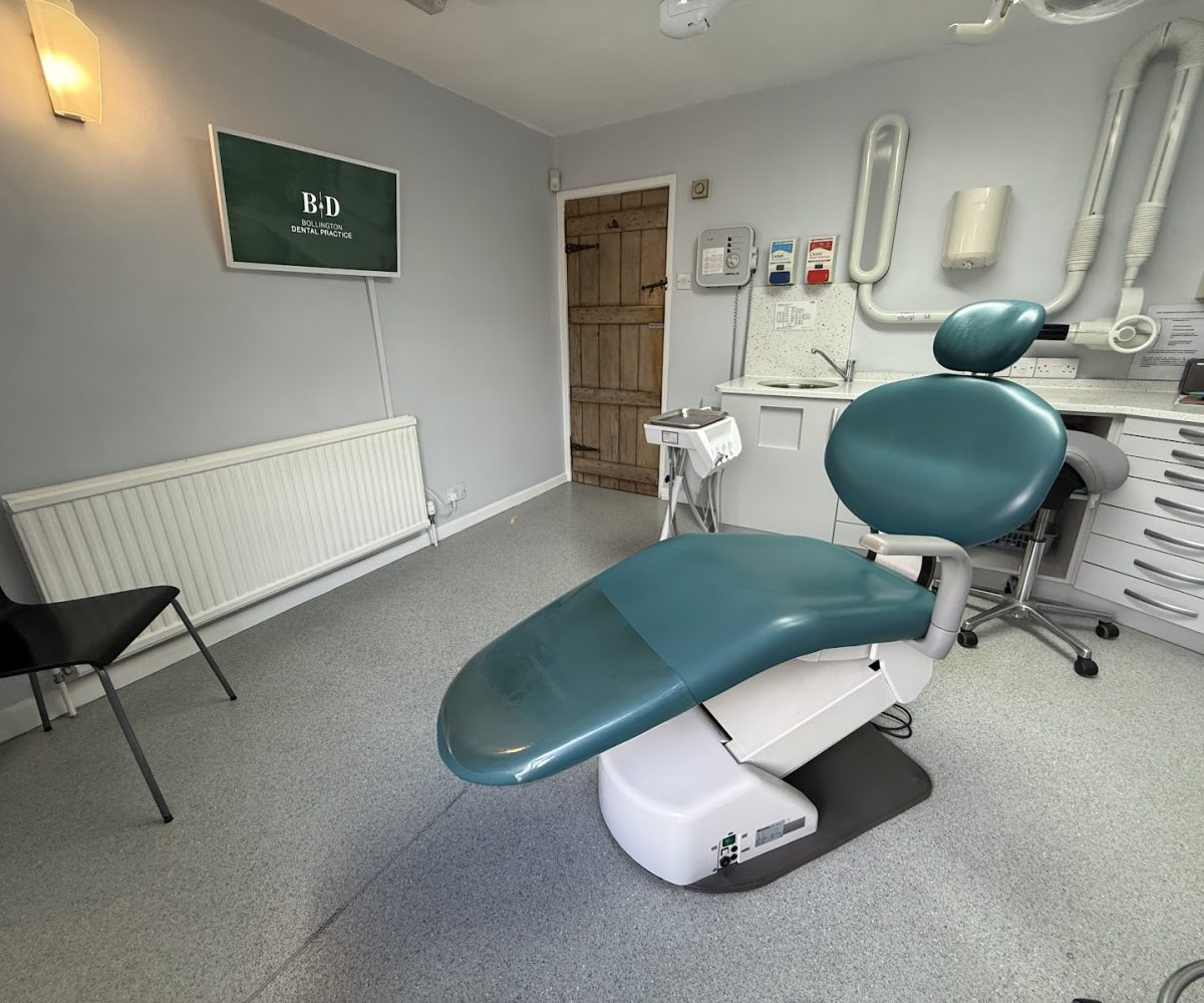 Treatment room at Bollington Dental Practice