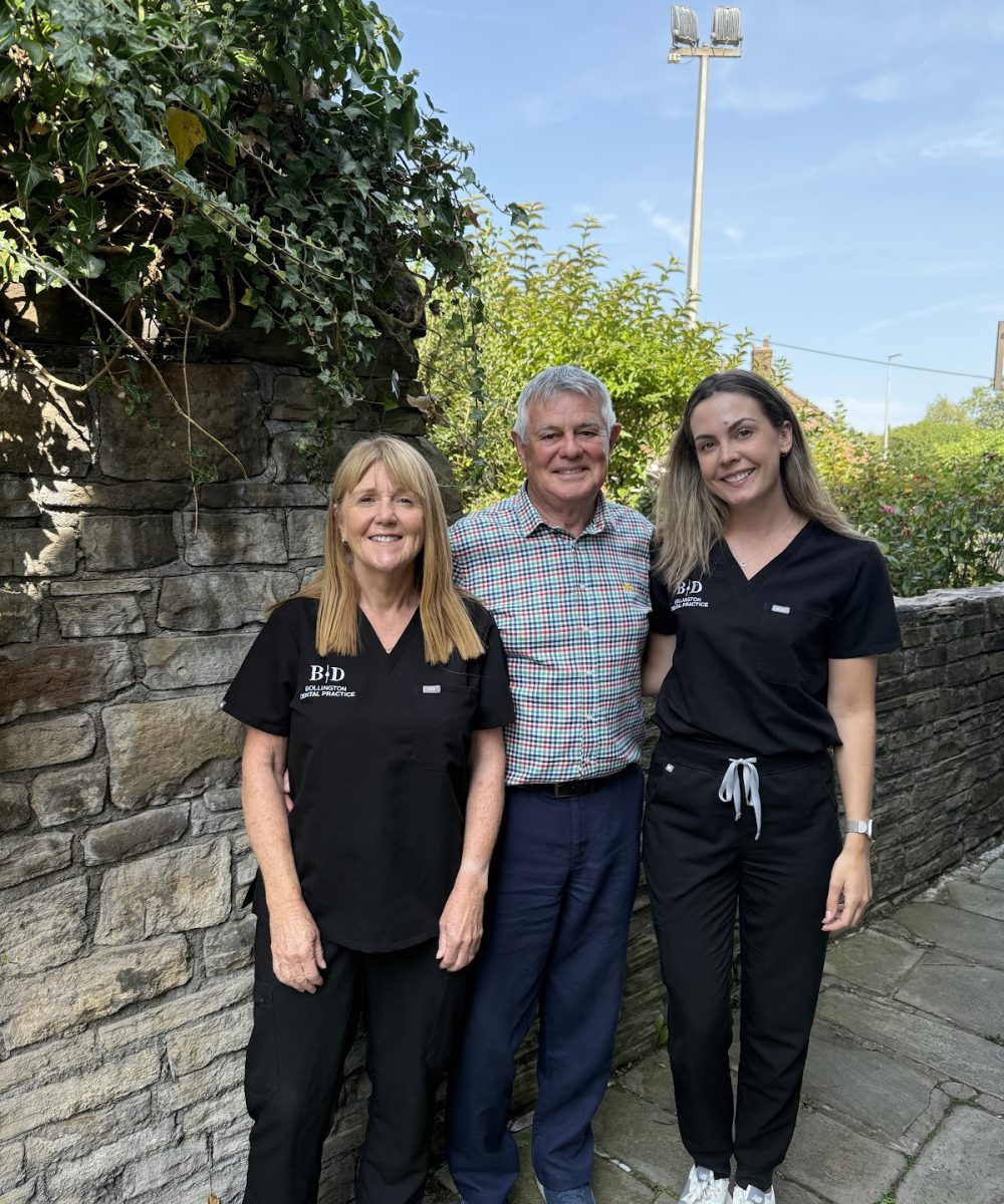 The Bollington Dental Practice team outside the practice