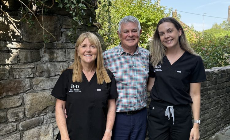 The Bollington Dental Practice team outside the practice